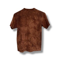 The Mountain Men’s American Flag Eagle Tie Dye T Shirt Brown Size Medium 19 x 26
