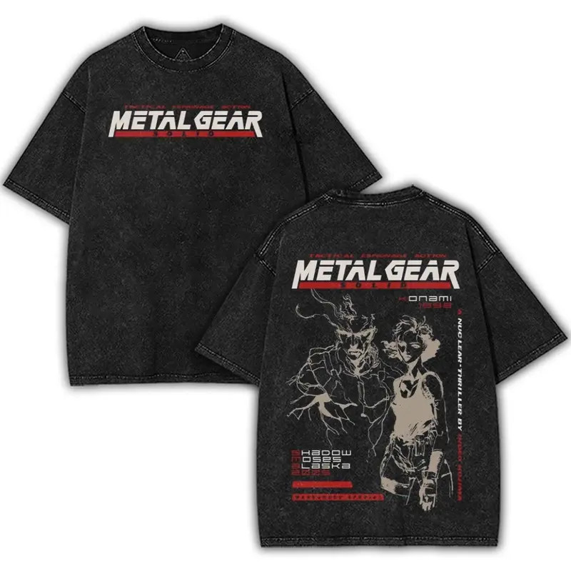 MGS1 Metal Gear Solid 4 solid Tshirt, Premium TShirt “Tactical Espionage