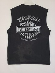 Harley Davidson Stonewall Orange VA Speed Power Sz XL Sleeveless Shirt (C2)