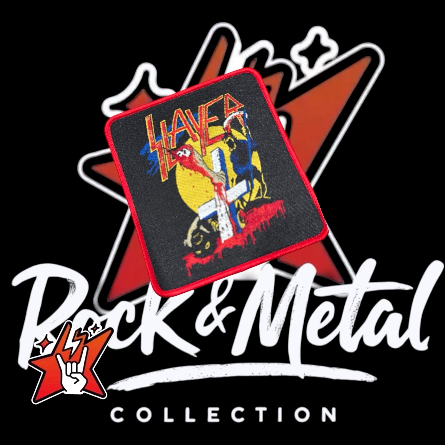 Slayer Exclusive Woven Patches Megadeth Testament Metallica Exodus Anthrax gallery