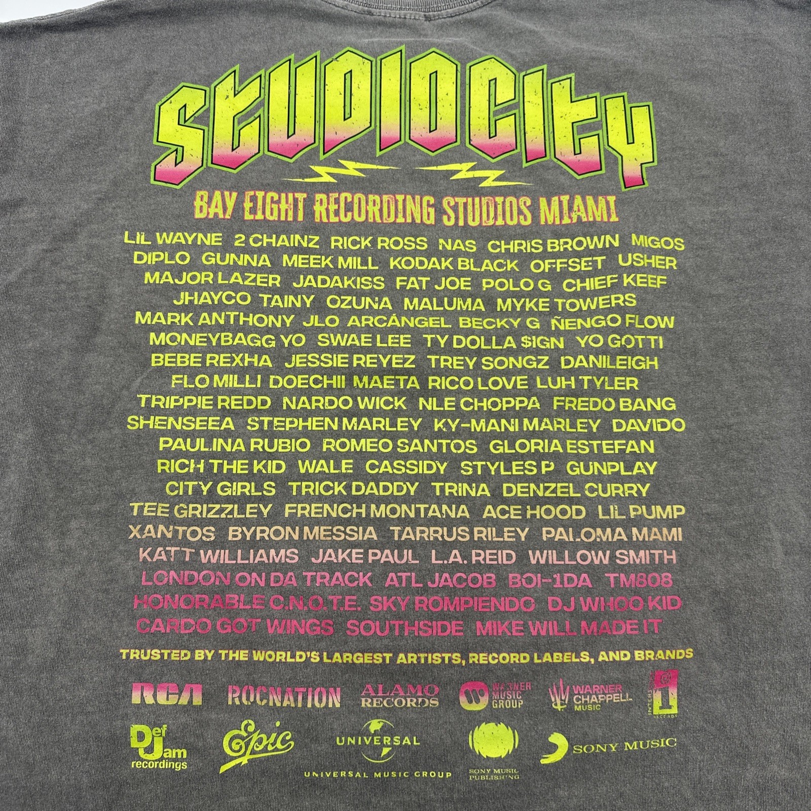 Studio City T-Shirt Men XL Gray Graphic Print Logo 100% Cotton ..#32941 gallery