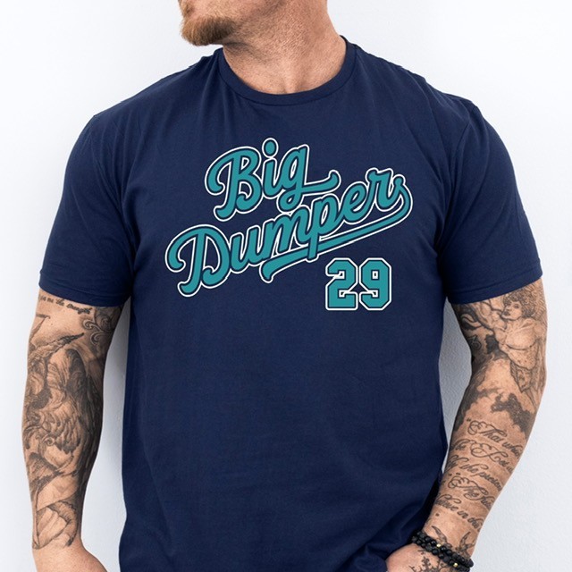 BIG DUMPER 29, Seattle Baseball themed Pre-Shrunk Ring Spun Cotton T-Shirt gallery