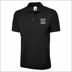 UNEEK Personalised Custom Embroidered Active Pique Polo Shirt Work Unisex T Top
