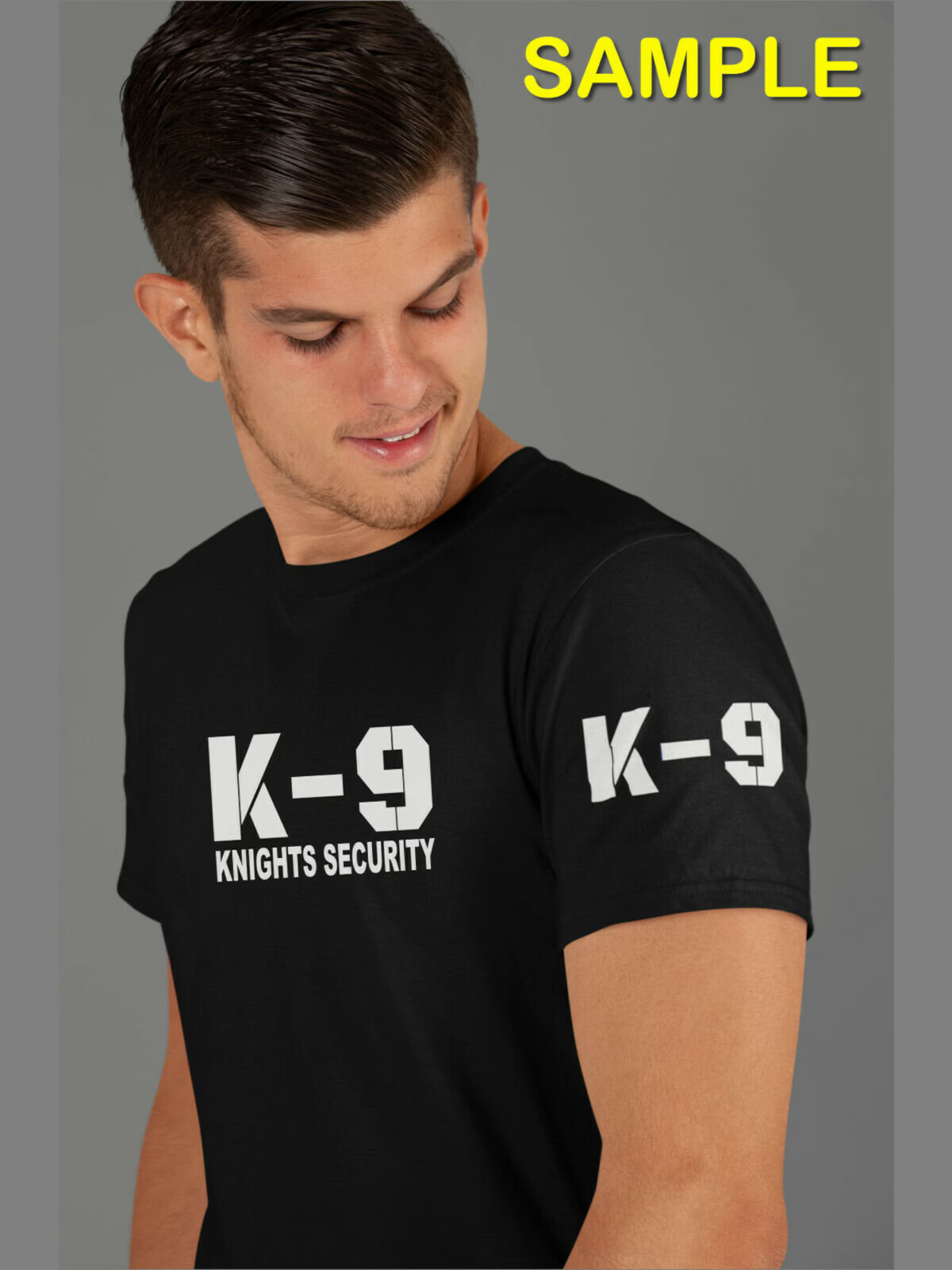 Add Custom Text To K-9 Police Officer Training Agencies T-shirt gallery