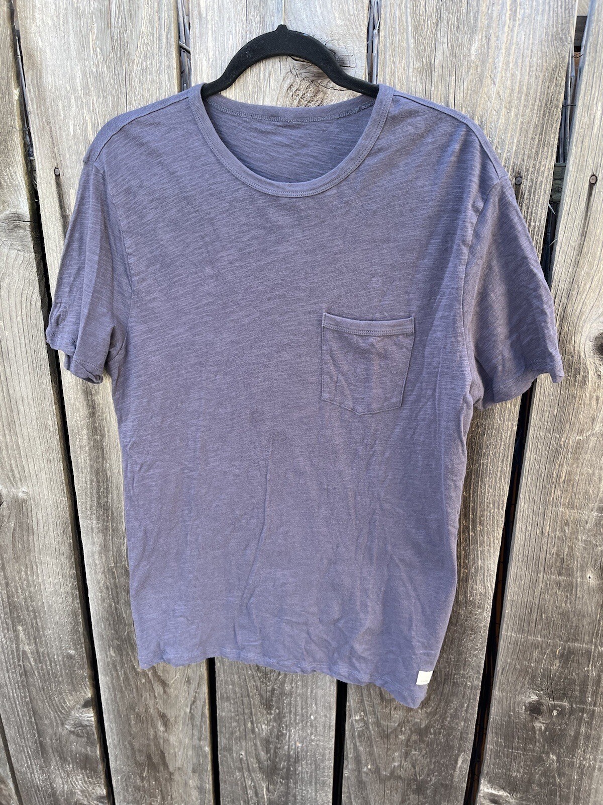 Men's Vuori T-Shirt Blue Pocket Solid NO SIZE Casual Norm City Classic Modern gallery
