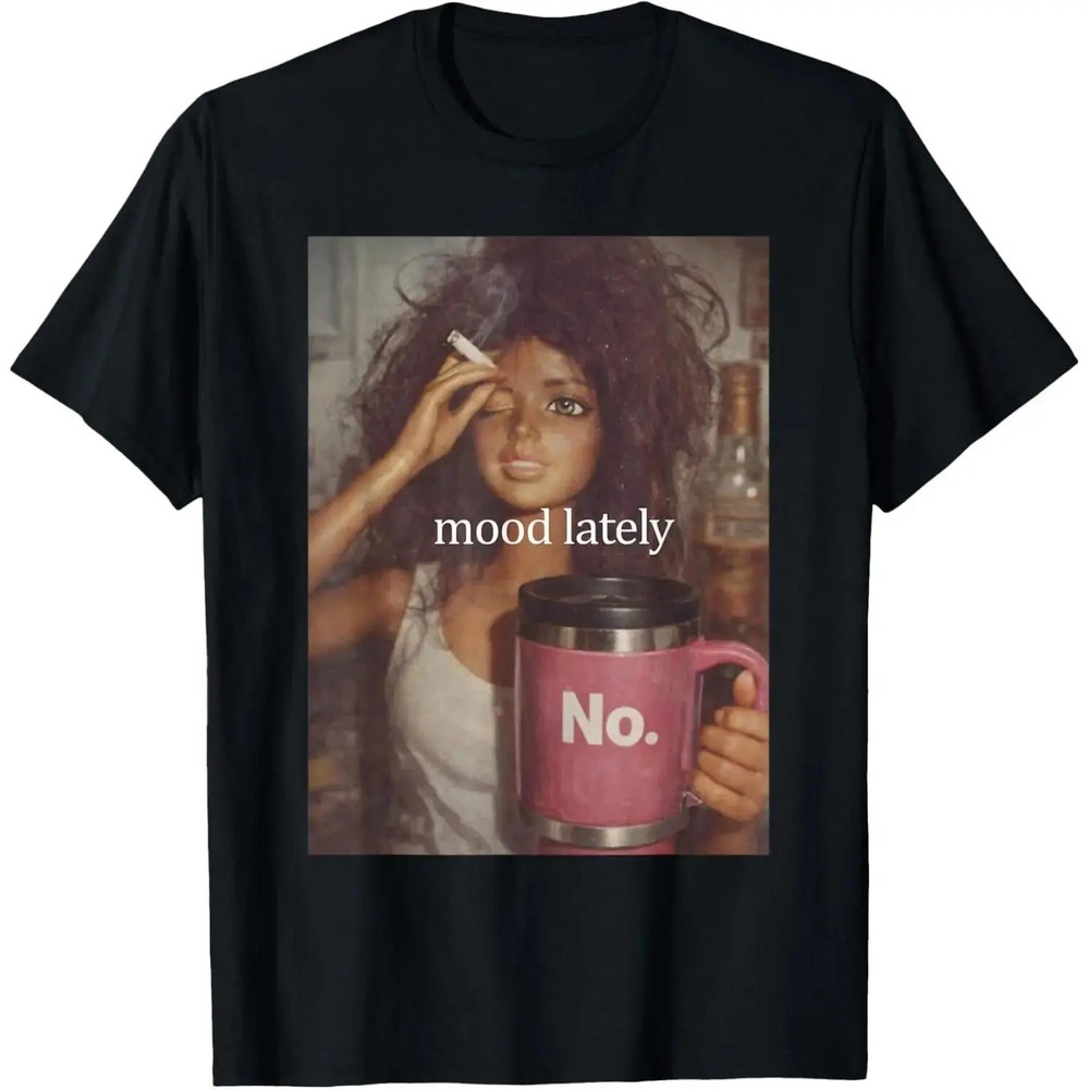 Funny Distressed Doll Face Meme T-Shirt