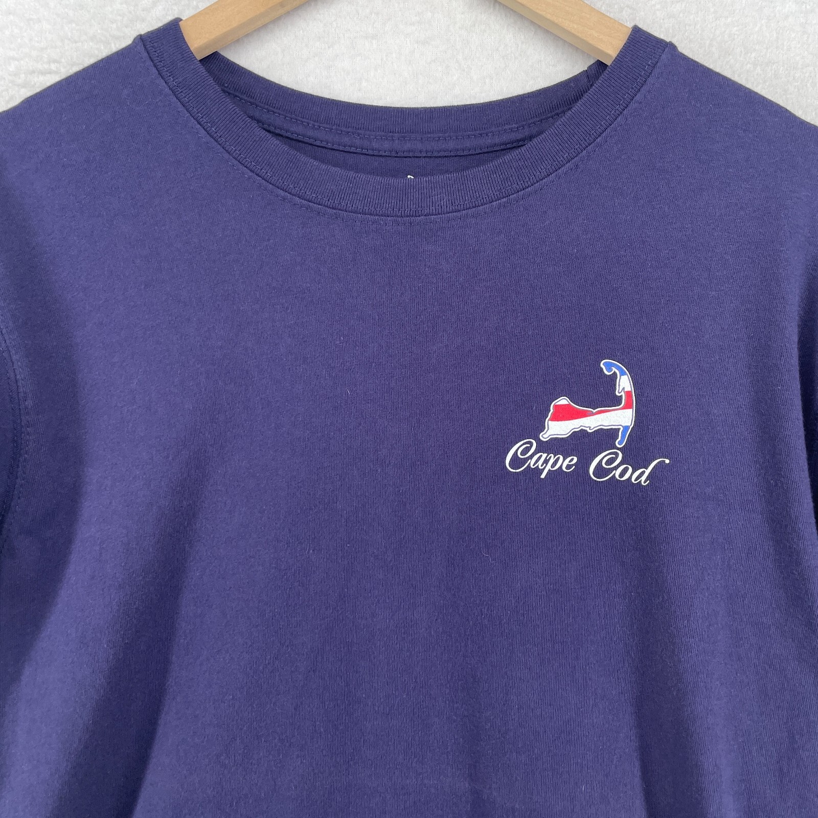 CAPE COD Shirt Mens M CUFFYS Mass MA Nantucket Marthas Vineyard Nautical Blue gallery