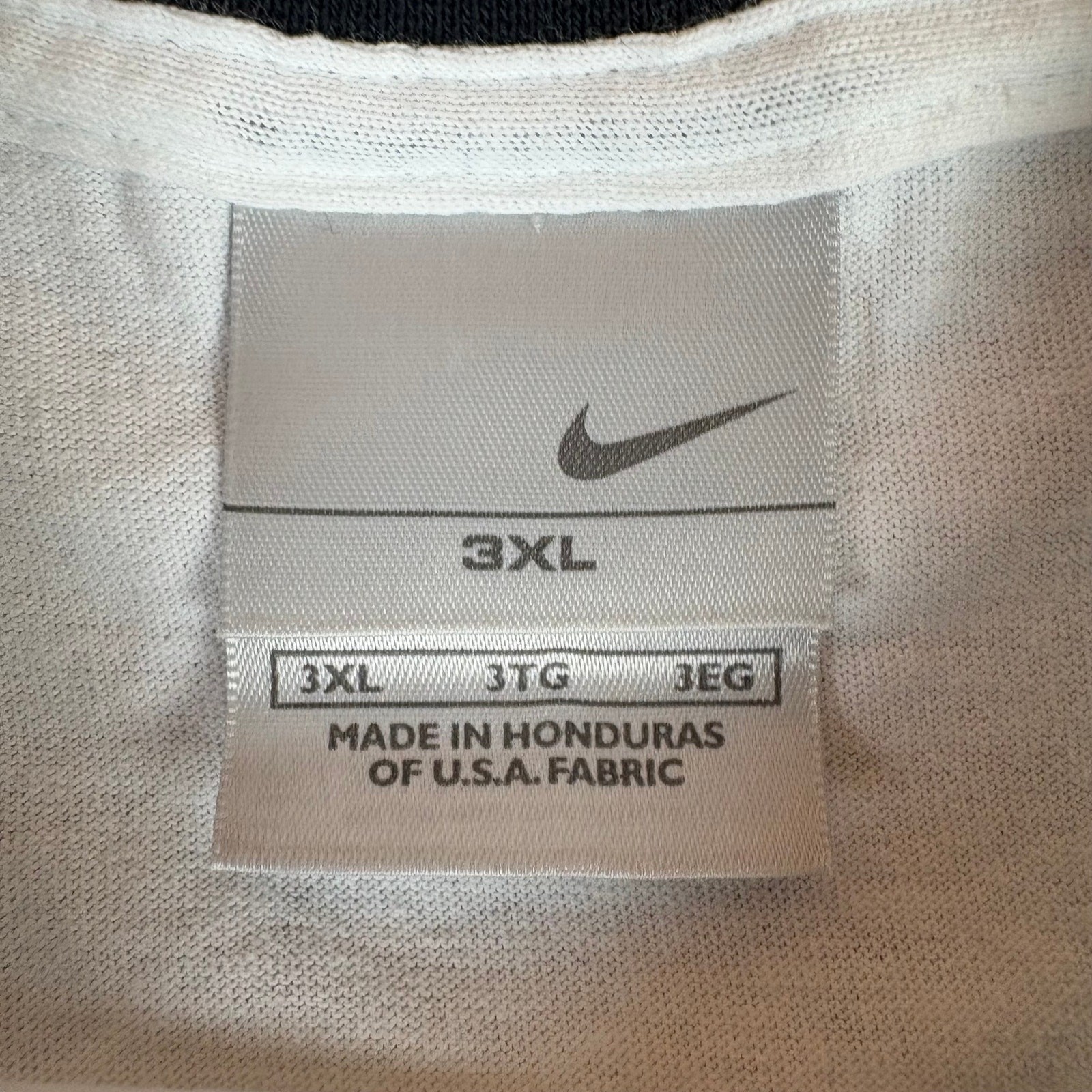Vintage Nike Silver Tag White Essential Ringer T-shirt size Men's 3XL gallery
