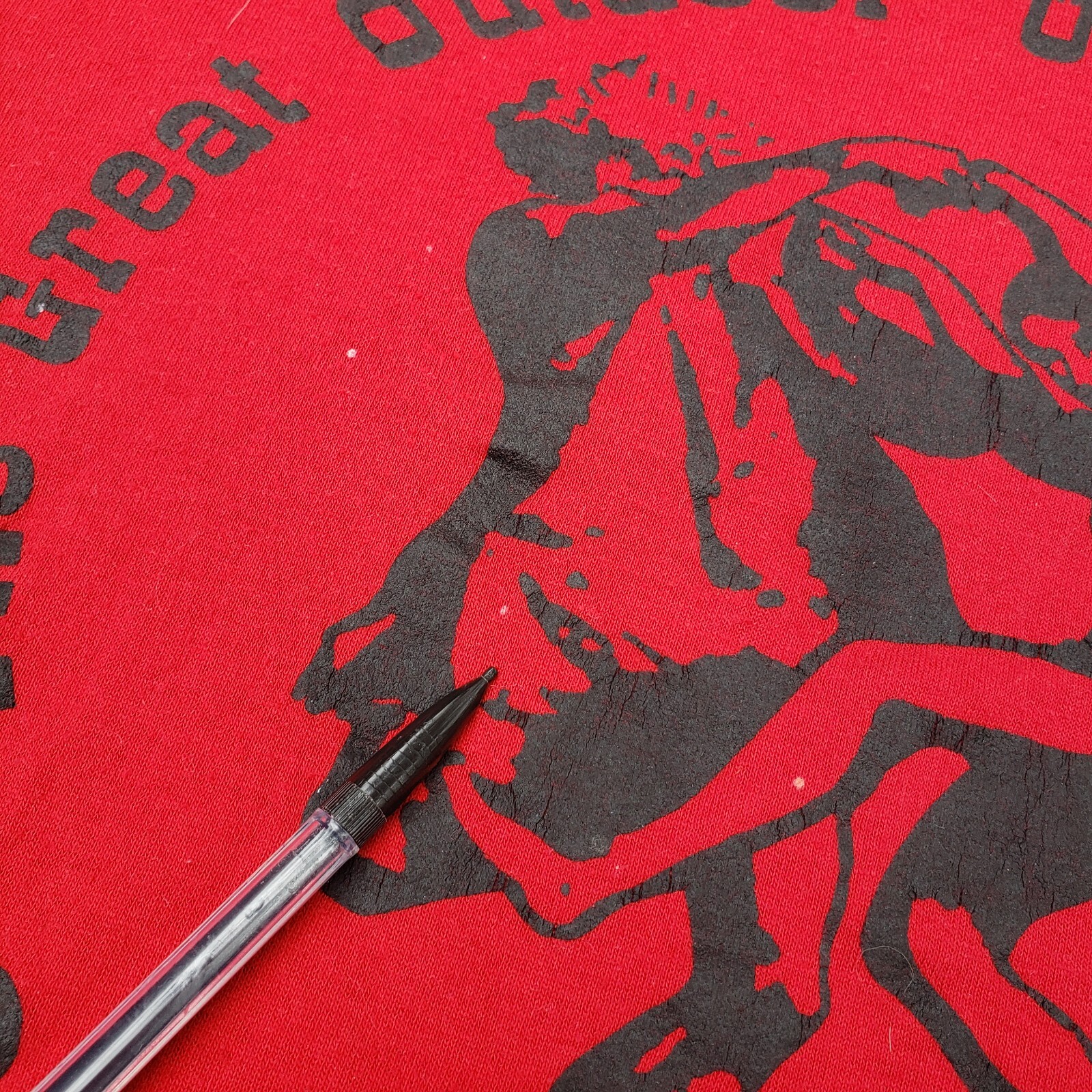 Vtg The Great Outdoor Under Festival Piqua Ohio Graphic Red T Shirt - XXL gallery