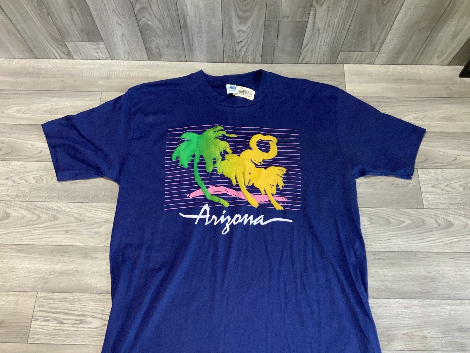 Arizona Single Stitch Shirt Blue XL Vtg gallery