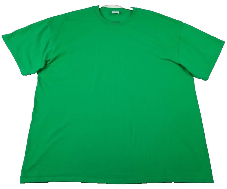 Port & Company T Shirt Men’s 2XL XXL Green Short Sleeve Ring Spun Cotton DIY Tee gallery
