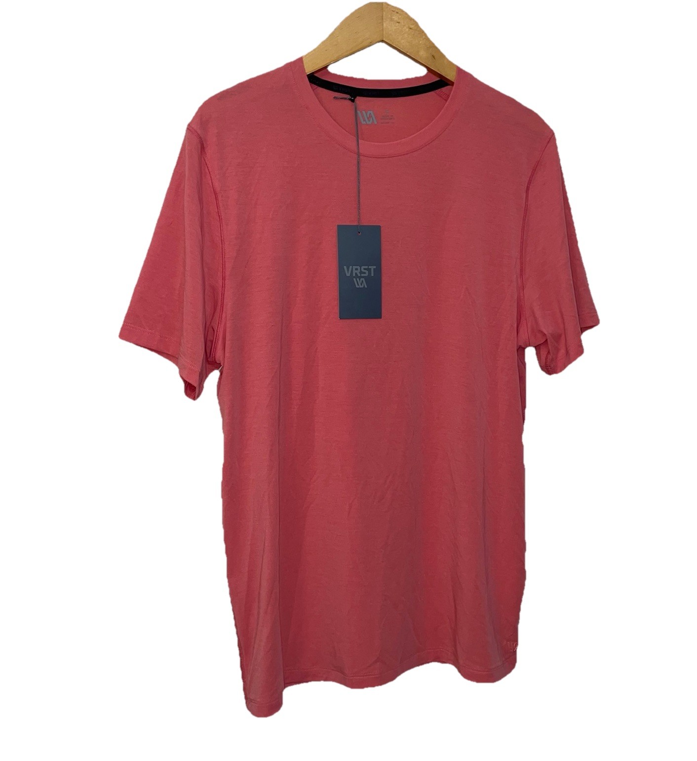 VRST Men’s Icon Tee Shirt Pink Rouge Short Sleeve Crew Neck NWT gallery