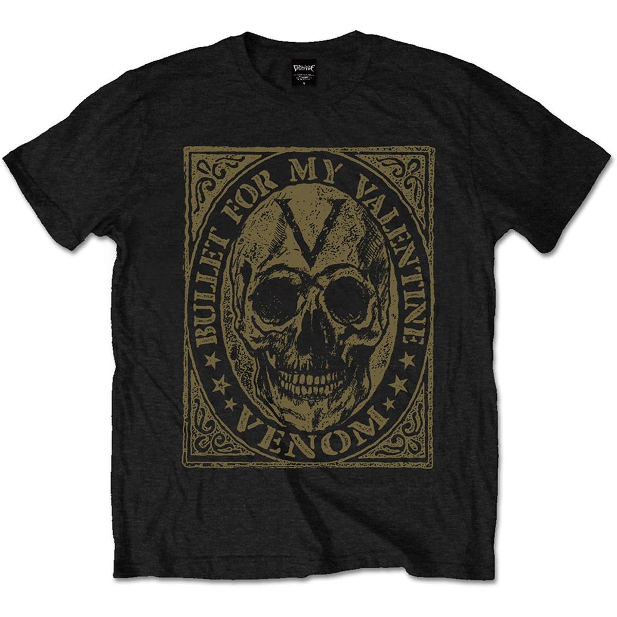 Rockoff Trade Men’s Venom Skull T-Shirt M Black
