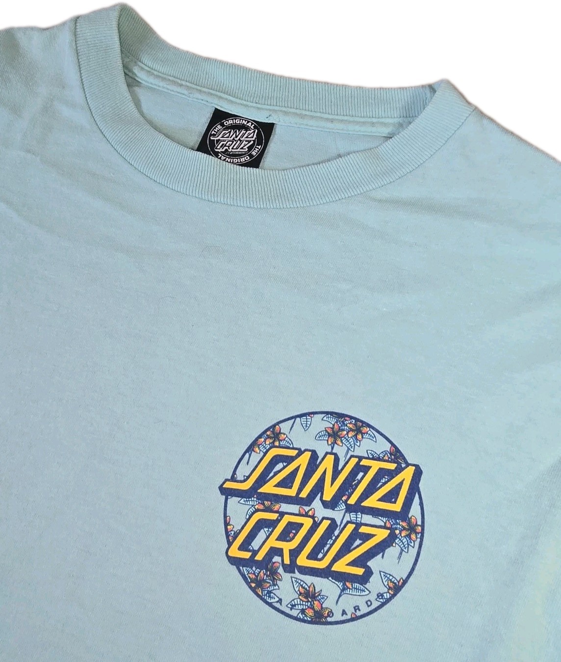 Santa Cruz Shirt Adult Large (No Tag) Blue Skateboard Streetwear Skate Mens gallery