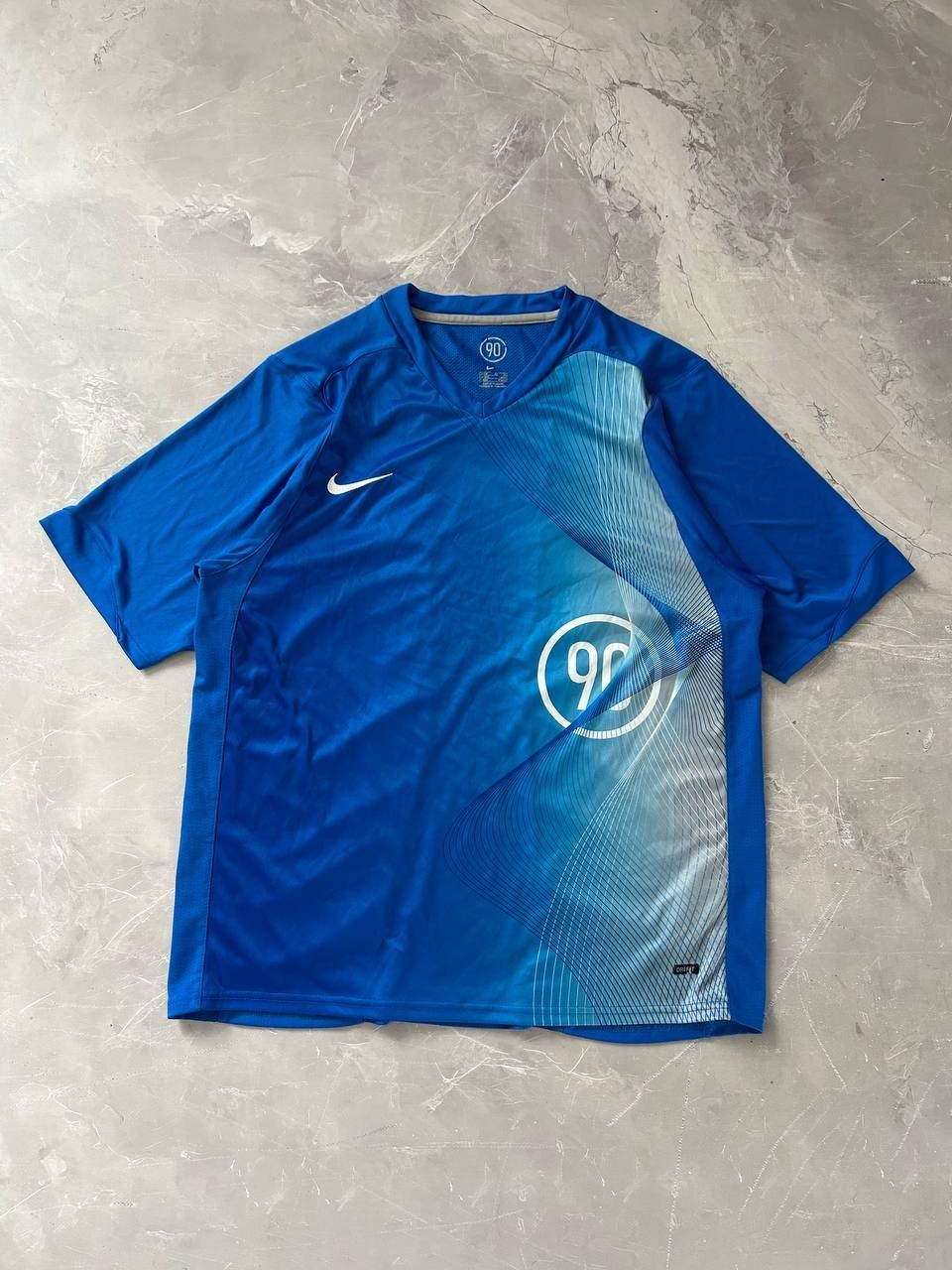 Vintage Nike Total 90 Soccer Jersey T-Shirt Y2K Big Logo