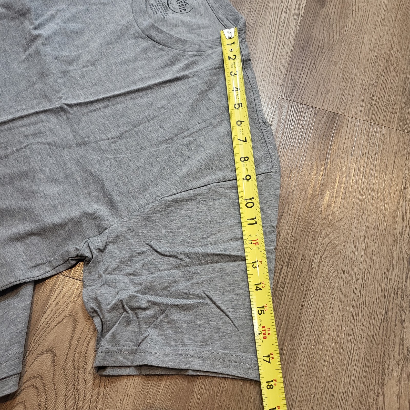 Set of 3 True Classic Crew Neck T-Shirt Men's Light Gray 2XL -New! gallery