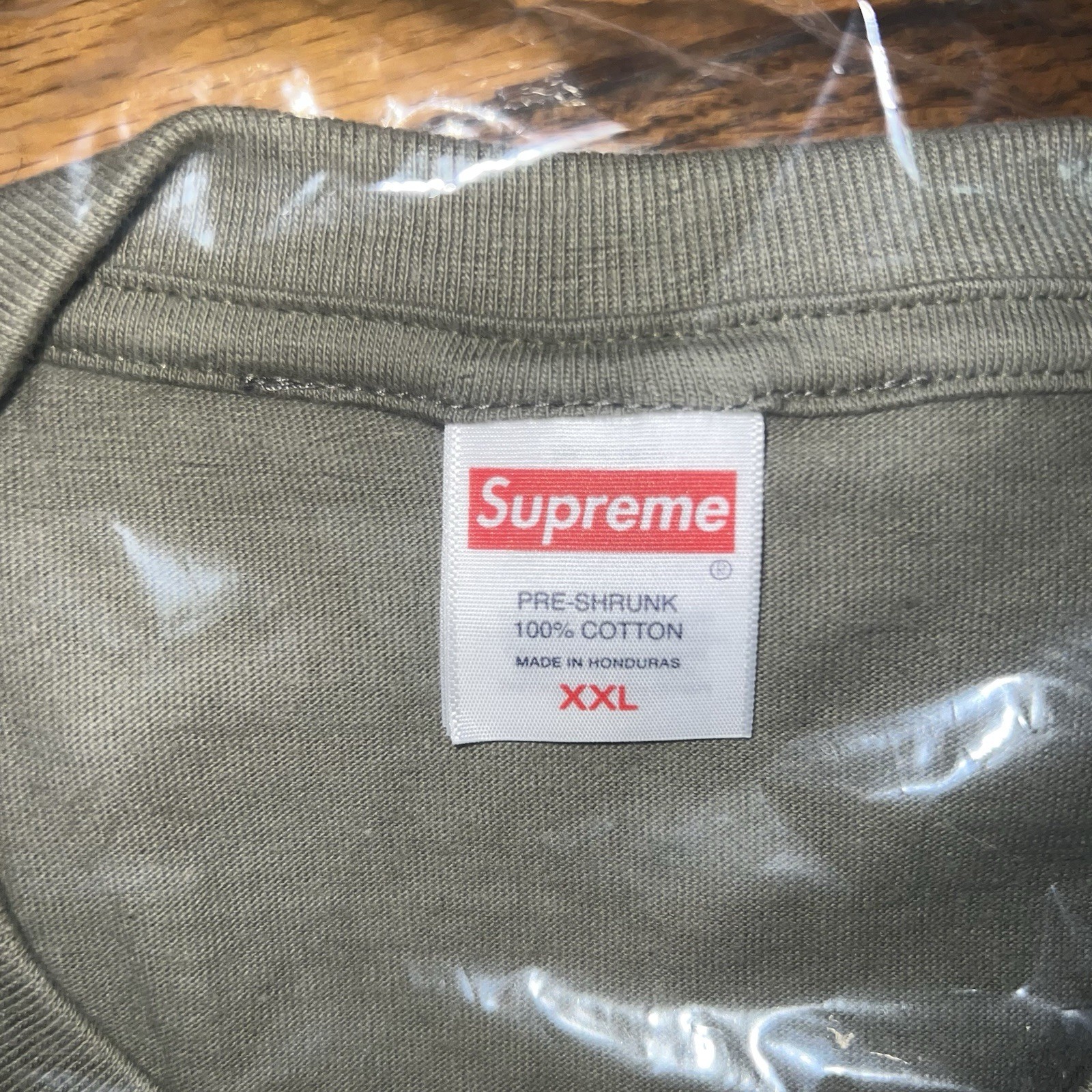 In-Hand Supreme Wu Tang Clan Rza Tee Olive Size: XXL gallery