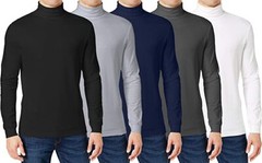 Men’s Long Sleeve Regular Fit Turtle Neck T-Shirt ( Sizes, S-2XL ) NWT Free Ship