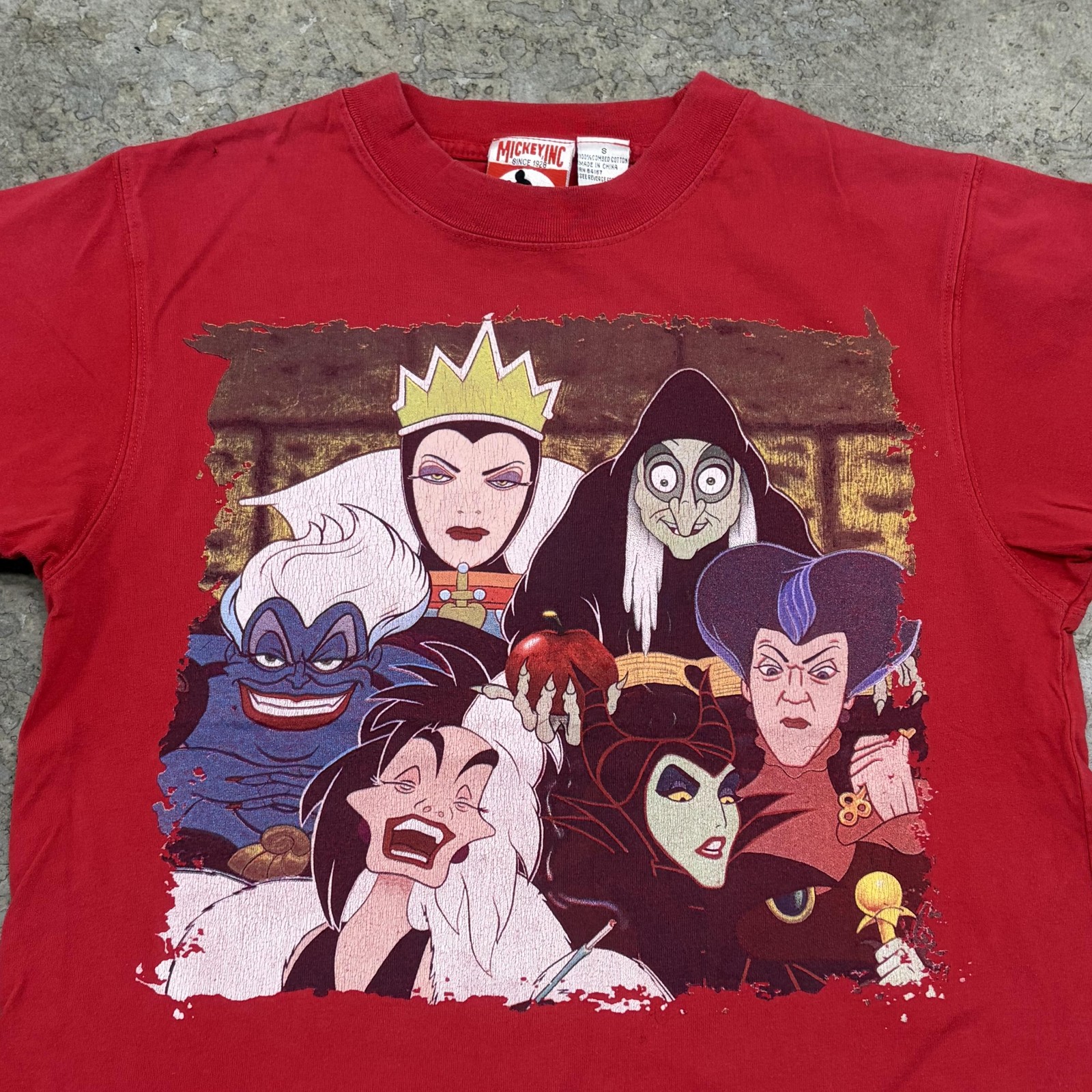 Vintage Disney Villains Shirt Mens Small Graphic Tee Walt Disney World Mickey gallery