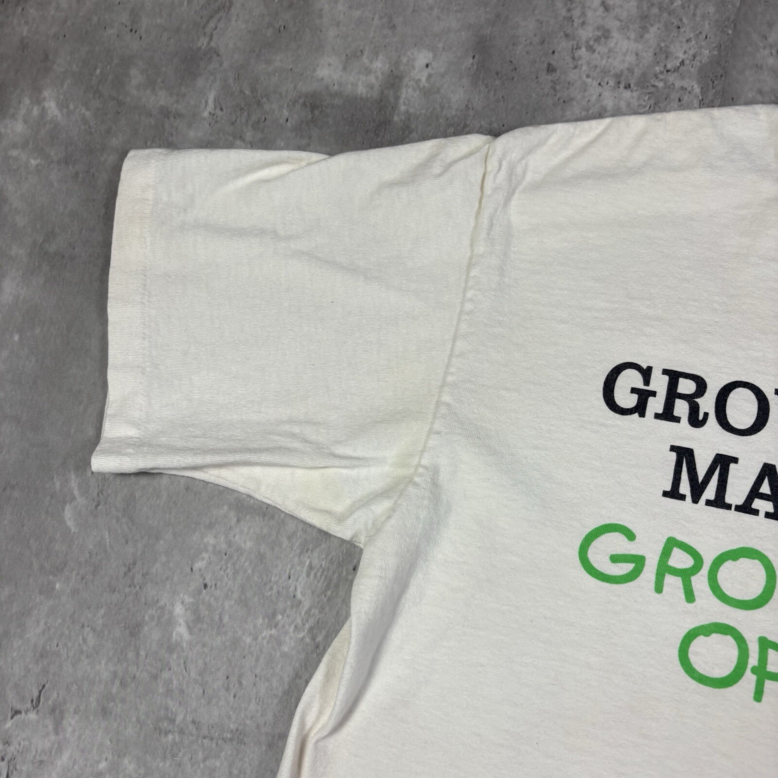 Vintage 90s Growing up is optional Funny Quote Humor T Shirt Mens size L gallery