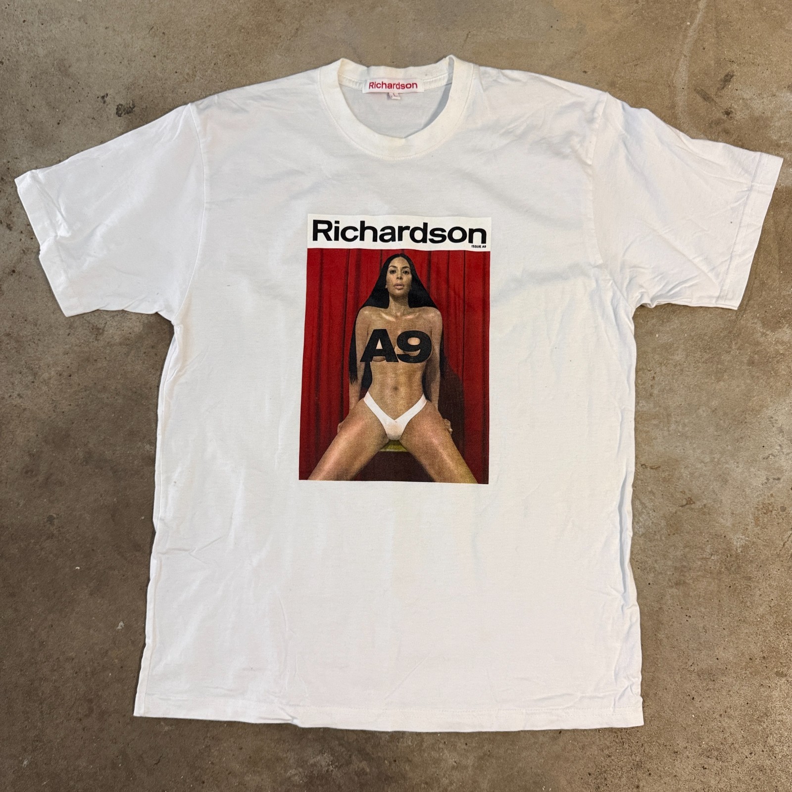 Authentic Richardson A9 Kim Kardashian West T-Shirt White Large L Archive