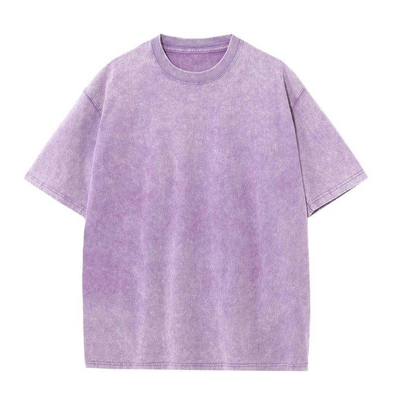 Vintage Washed T Shirt Men Women Oversized Tee 100% Cotton Casual Streetwear gallery