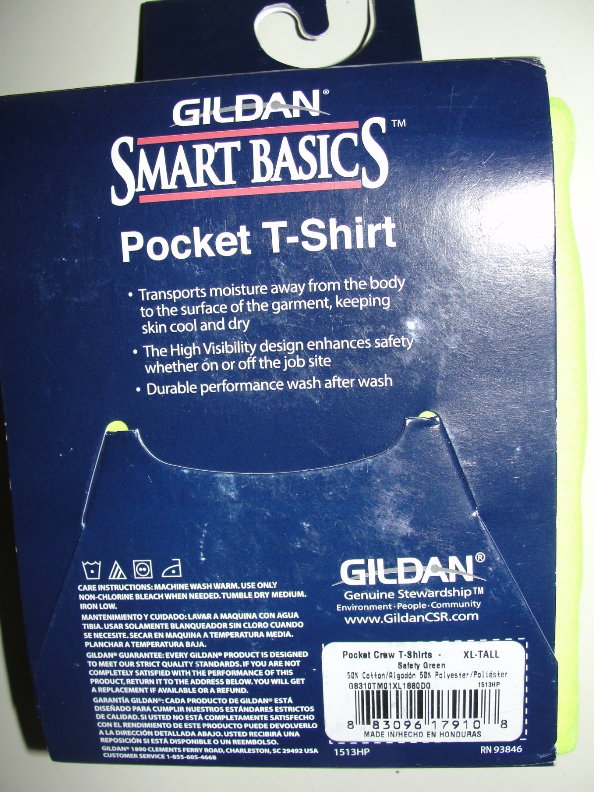 Men's Gildan Smart Basics Workwear Pocket T-Shirt - Size XL TALL - New gallery
