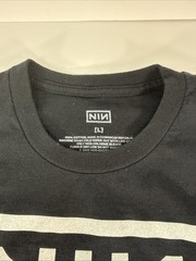 Nine Inch Nails Pretty Hate Machine Neon Black shirt Size L