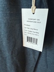 NEW! Free Fly Low Tide Long Sleeve Tee Shirt Men’s Size Large Fishing T Shirt