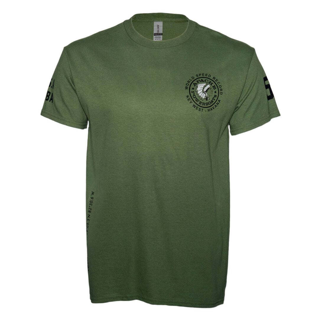 World Speed Record T-Shirt | Military Green gallery