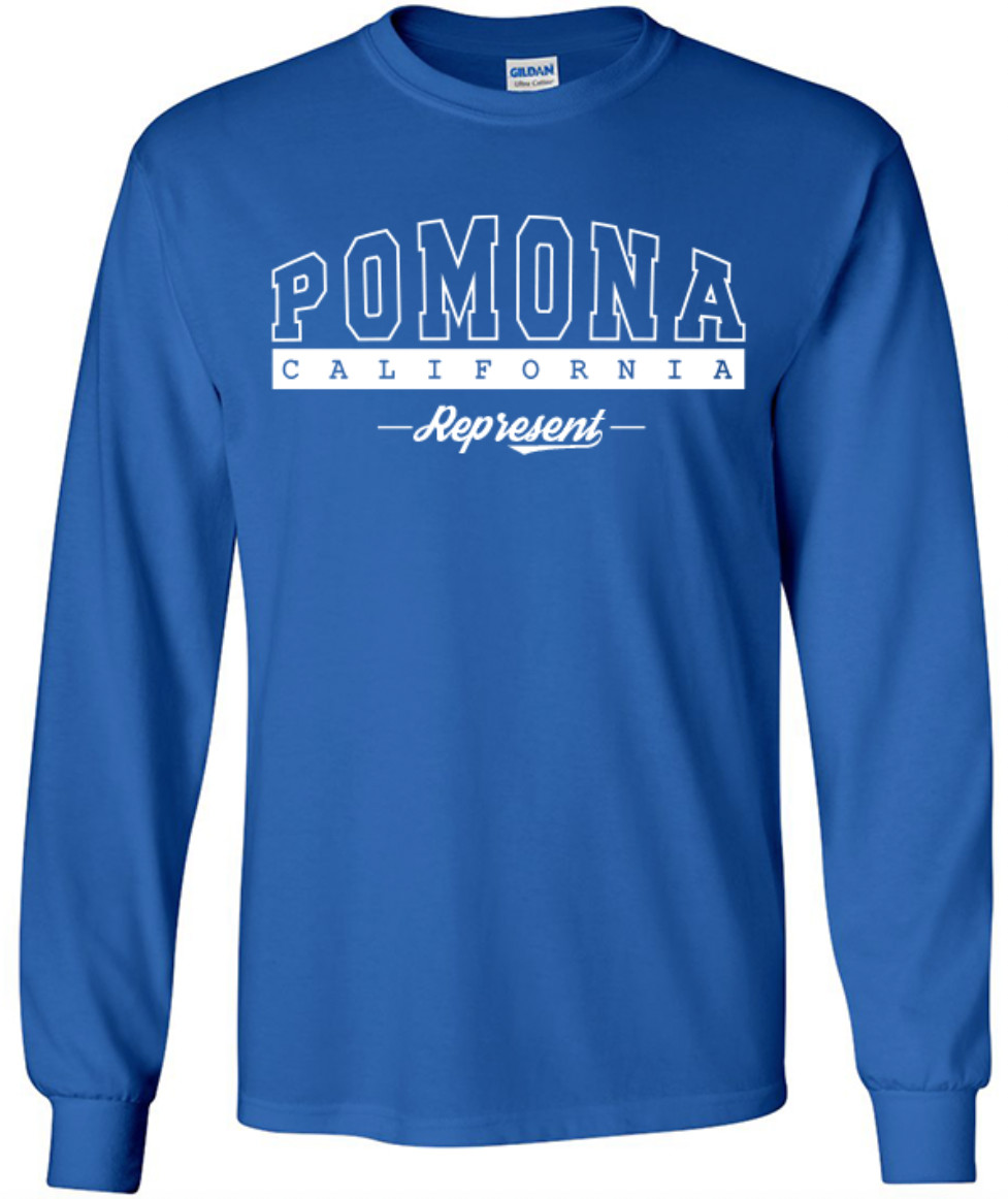 Pomona California State T-Shirt Long Sleeve Graphic Tees Unisex apparel Design gallery