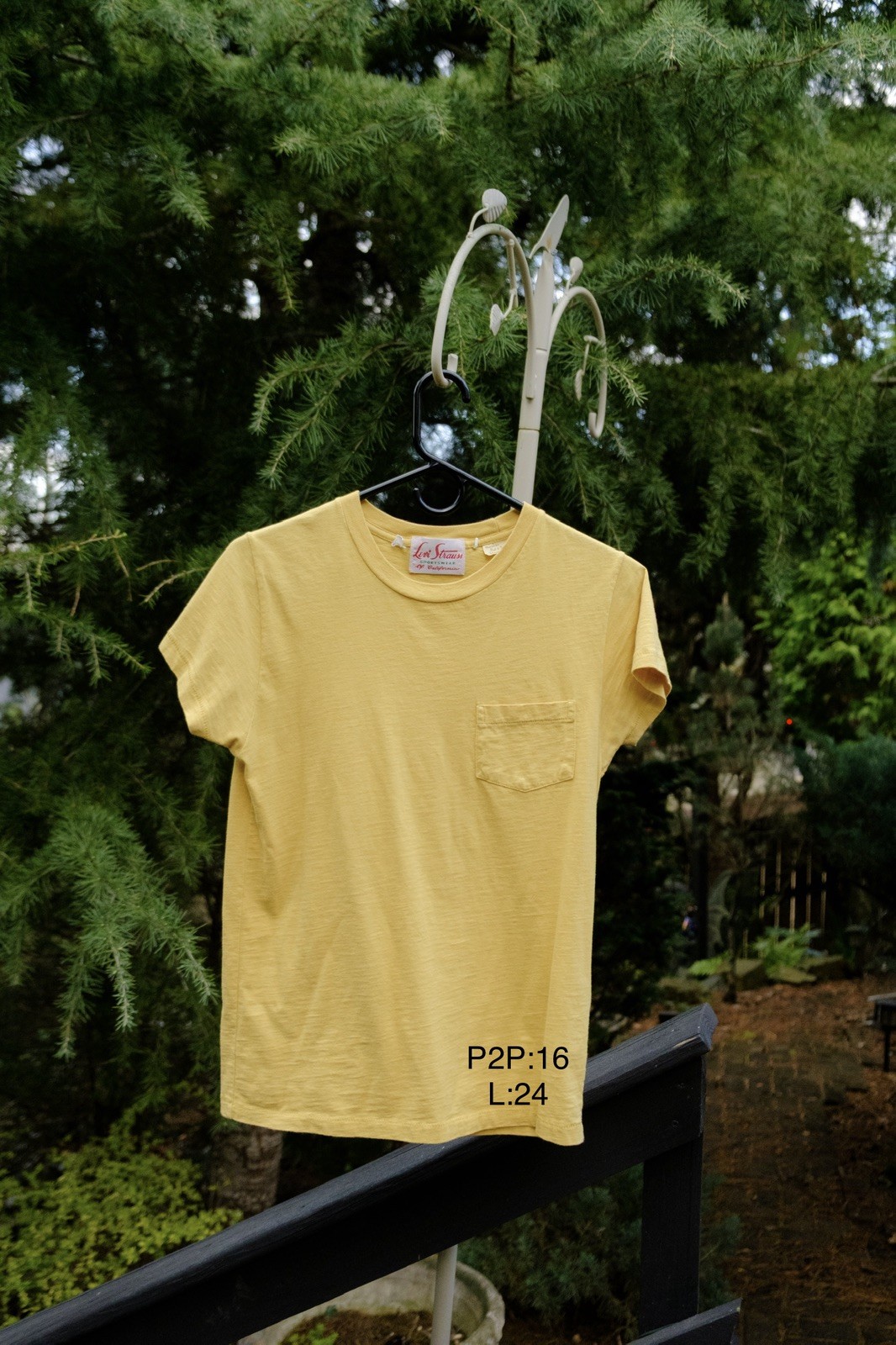 LVC 50s Sportswear T-Shirt XS Levi's Vintage Clothing Yellow Single Stitch gallery