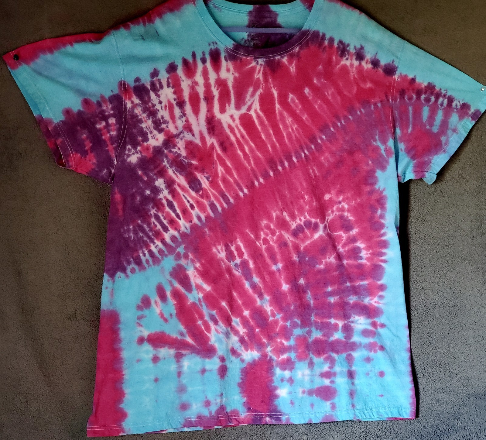 HANES 100% SIZE 3X LARGE Cotton Tye Dyed Shirt Pre-washed WON'T FADE VERY SOFT gallery