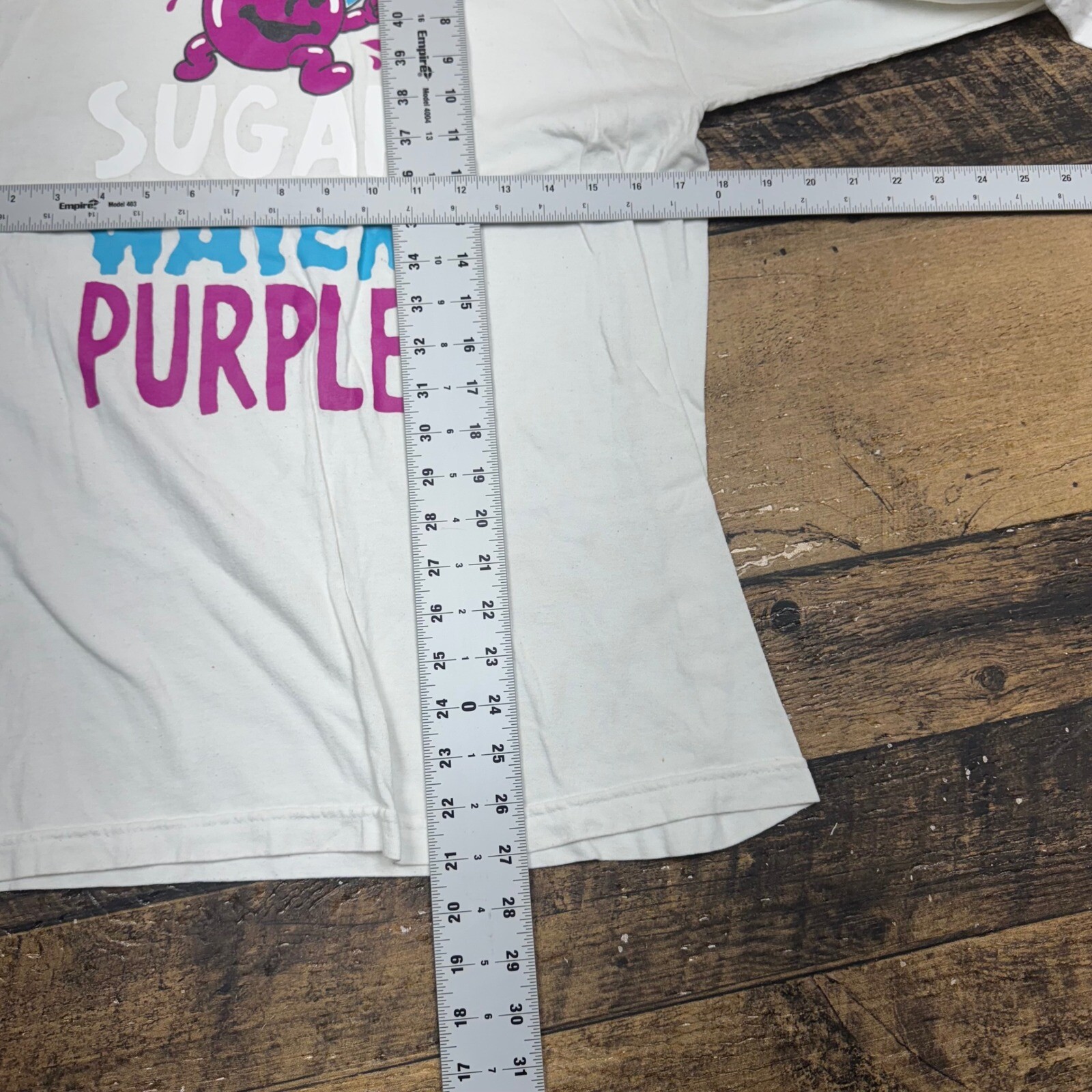 Skate Mental Kool-Aid Long Sleeve Graphic Tee White Purple Mens Size M gallery