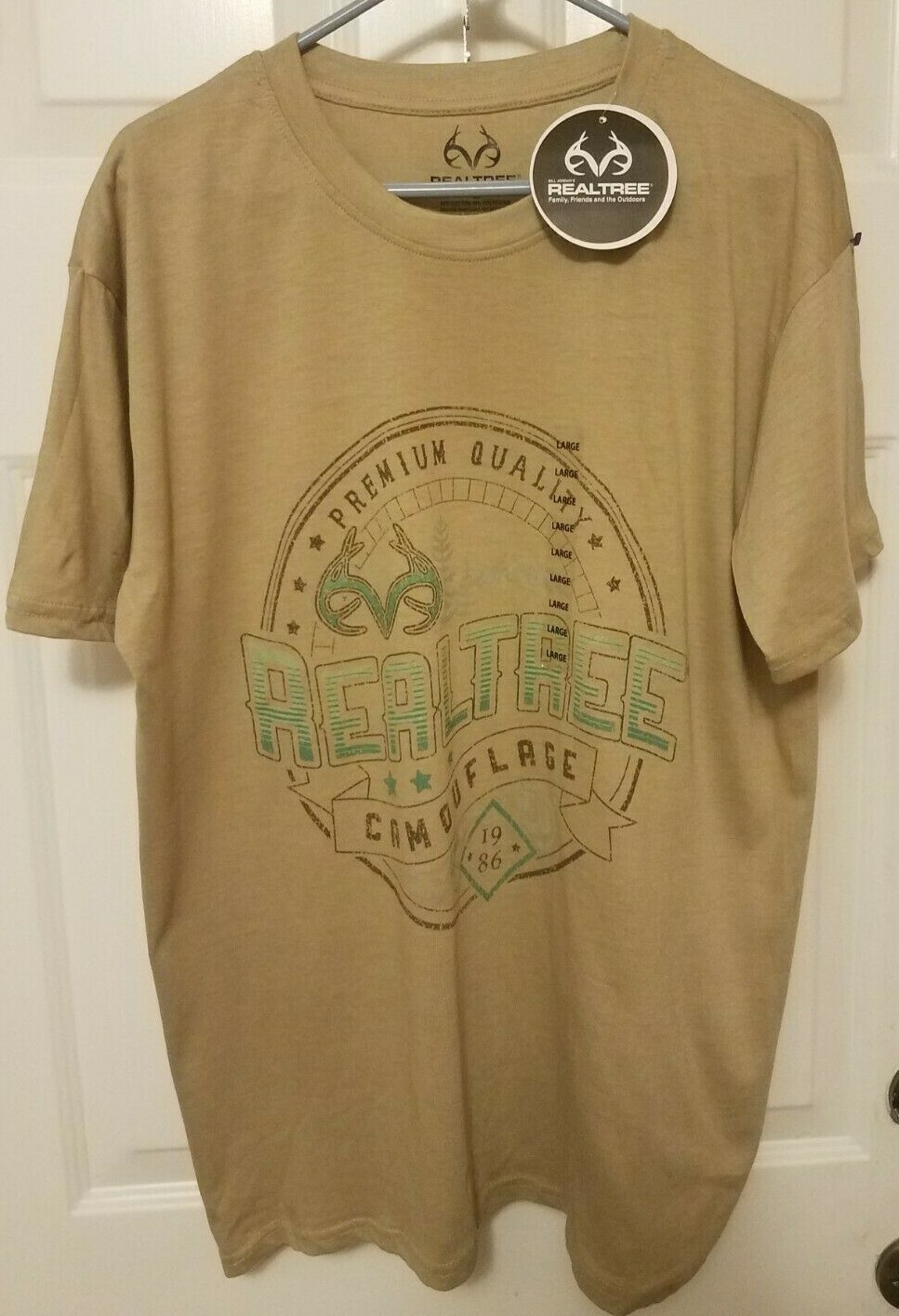 RealTree Premium Quality Camouflage Since 1986 T Shirt Mens Size Large SS NWT gallery