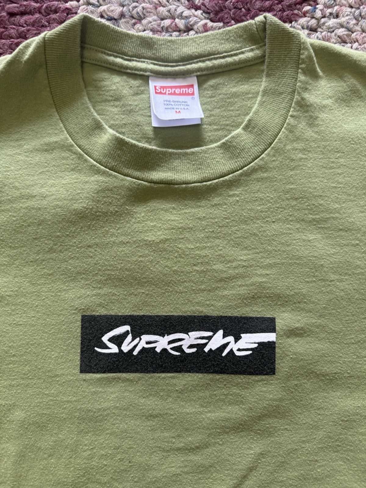 Supreme SS24 Futura Box Logo Tee Shirt You Was Raised Off Our Shíit Size Medium gallery