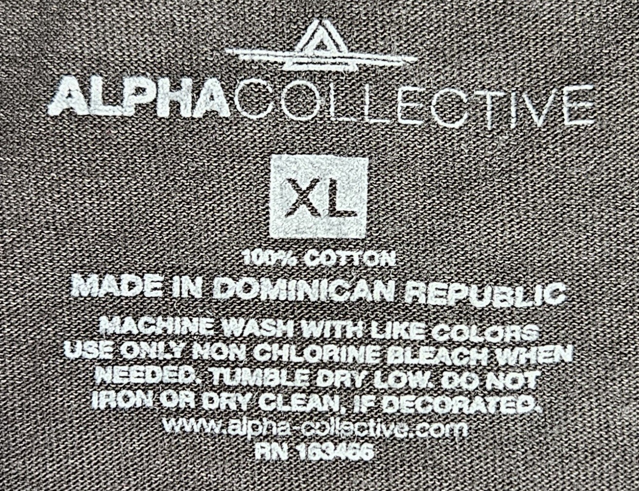 Men's Alpha Collective Anxiety Graphic Print Crewneck T-Shirt Size XL Faded... gallery