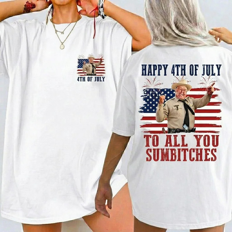 Happy 4th Of July To All You Sumbitches Smokey And The Bandit Shirt gallery