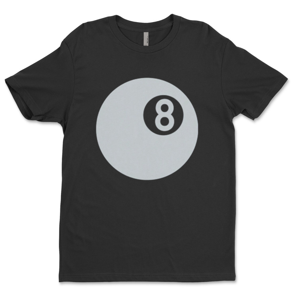 DTF Eight Ball/ Custom Unisex Soft Style T-Shirts, Next Level- Cotton