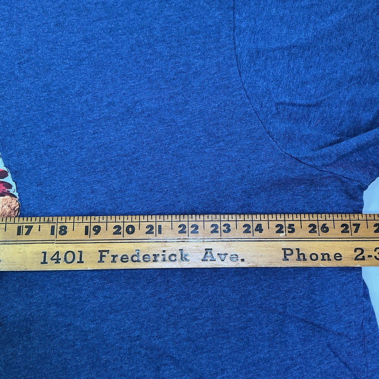 POLO Ralph Lauren Mens Football Bear Graphic T Shirt Size 3XB Blue Preppy gallery