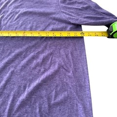 Anvil Lightweight Long Sleeve TShirt XXL Purple Cotton Blend Casual Mens