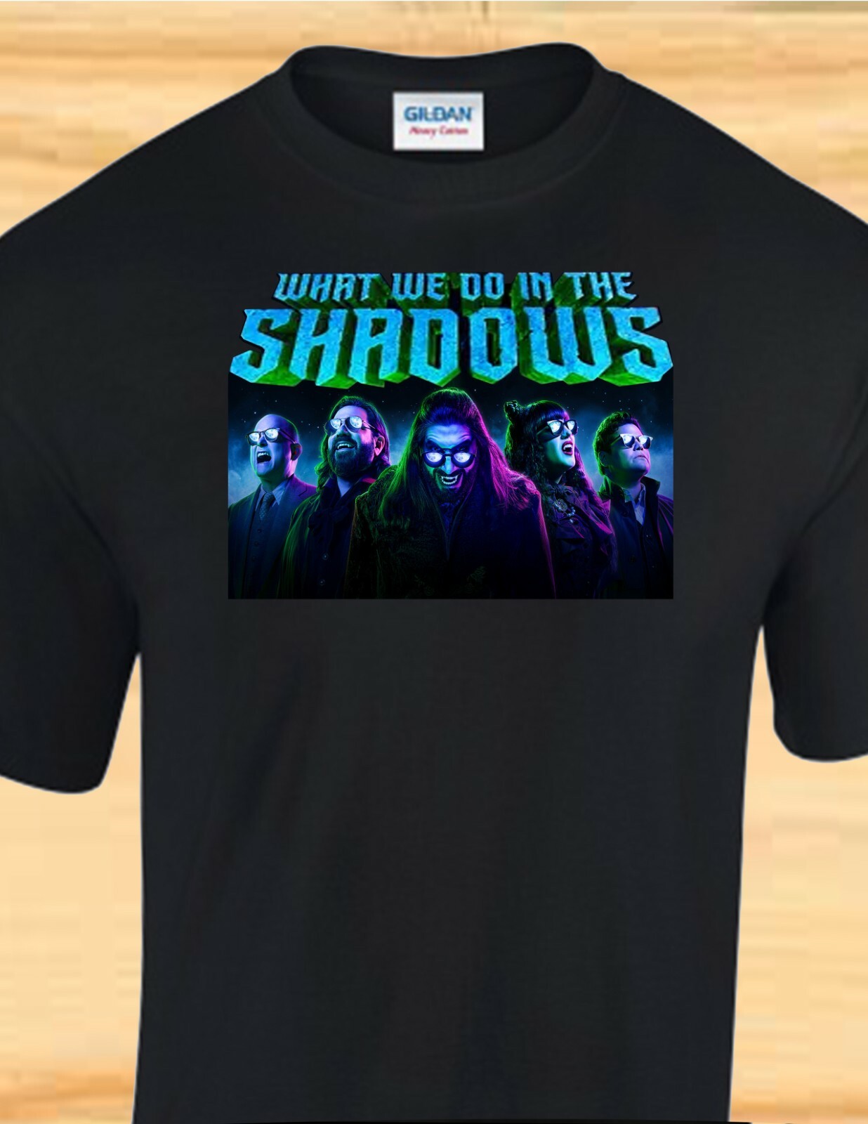 WHAT WE DO IN THE SHADOWS Gang – Funny Vampire TV Show Custom T-SHIRT