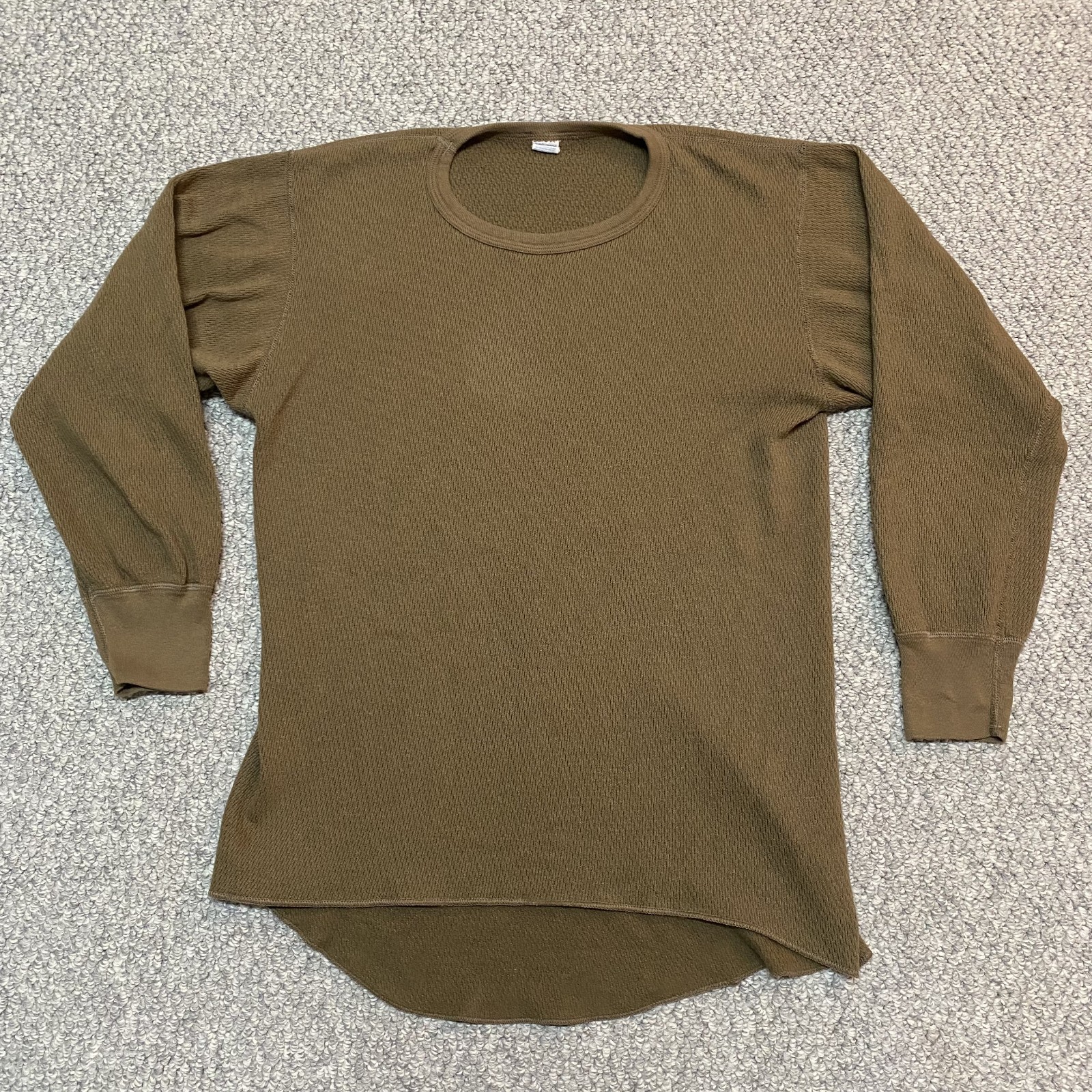 Morgan Arctex Men’s Thermal Long Sleeve Waffle Shirt Base Layer Brown XXL
