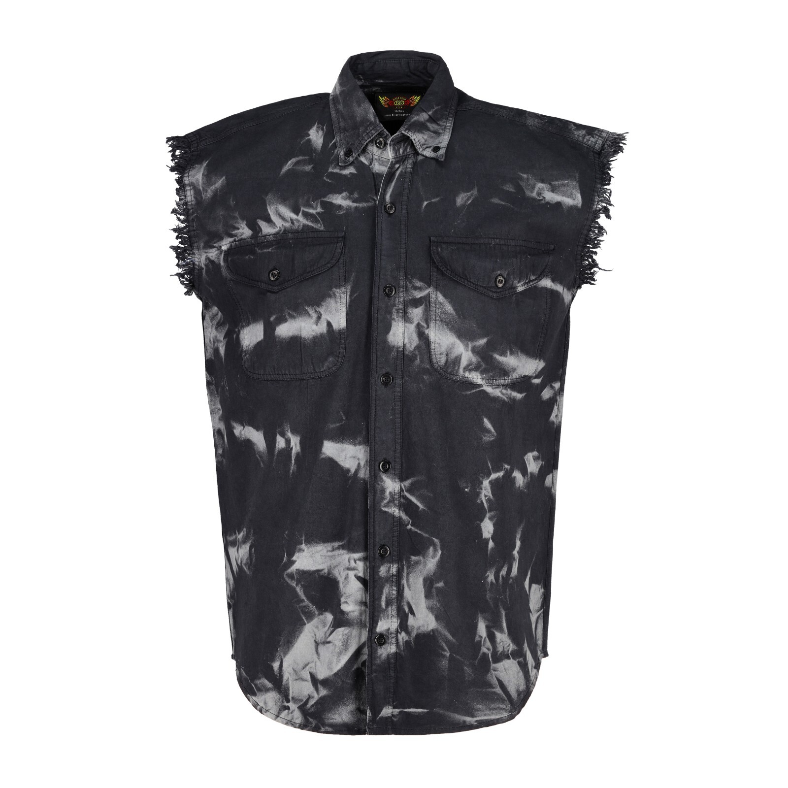 BUTTON-DOWN SLEEVELESS DENIM SHIRTS FOR MEN - 100% COTTON gallery