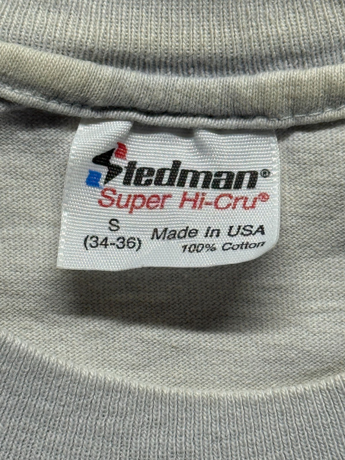 Vintage Stedman Super Hi Cru T Shirt Mens Small Gray Cape Cod Yacht Club Logo gallery