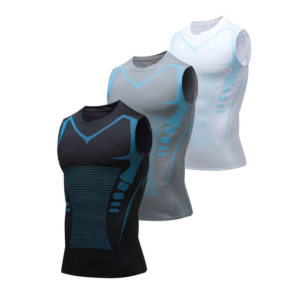 New Compression Shirt Version Shaping Sleeveless Vest Mens Comfortable Tank gallery