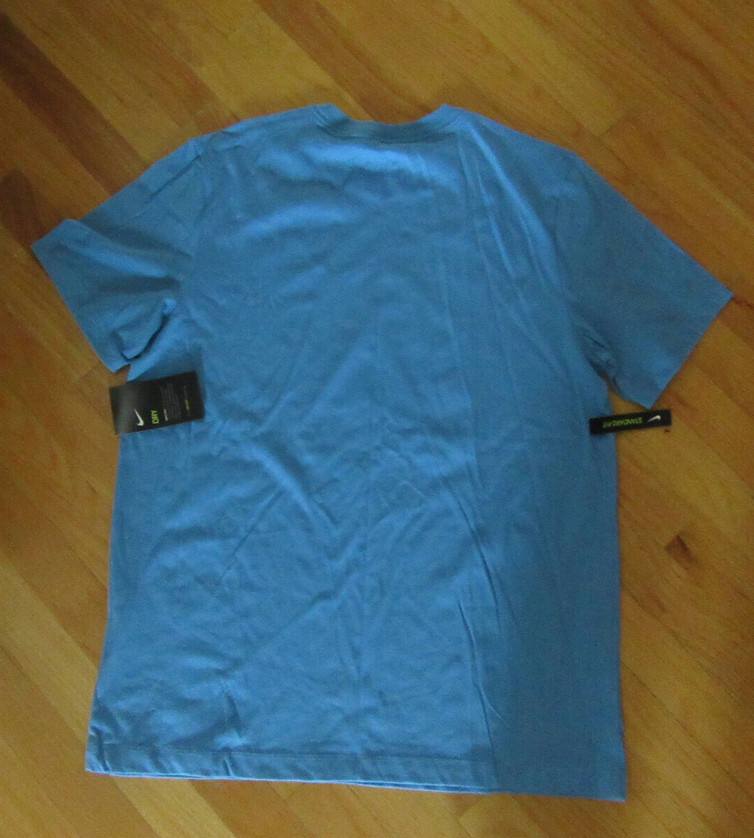 Nike Men's Blue T-Shirt "Just Do It" Short Sleeve Crew Neck Athletic Sz L gallery