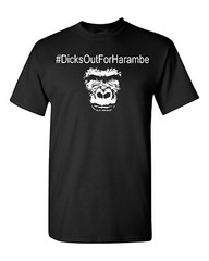 Dicks out for Harambe Gorilla #dicksoutforharambe Men’s Tee Shirt 1508