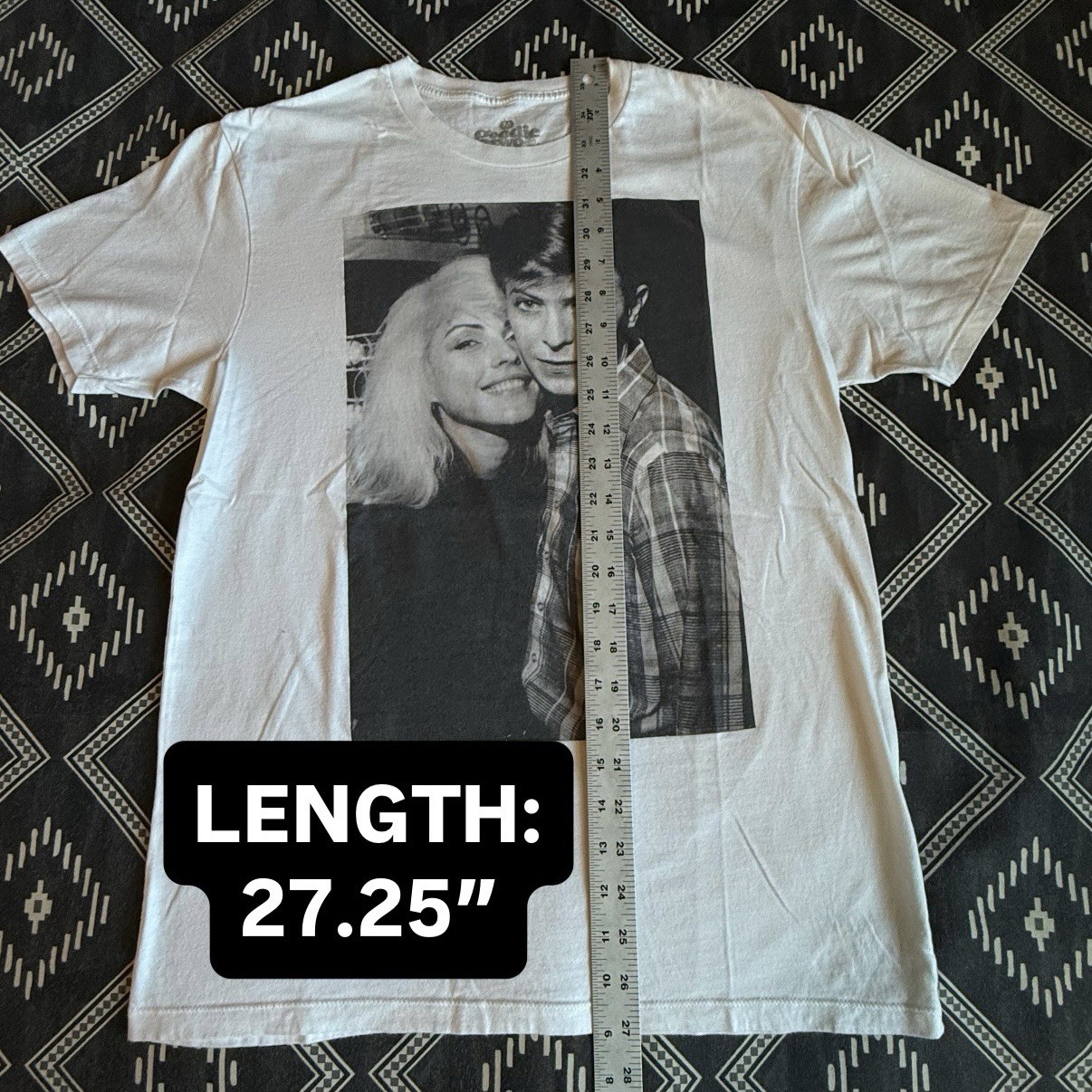 DAVID BOWIE & DEBORAH HARRY T-Shirt 2022. MEDIUM Goodie Two Sleeves Preowned NV gallery