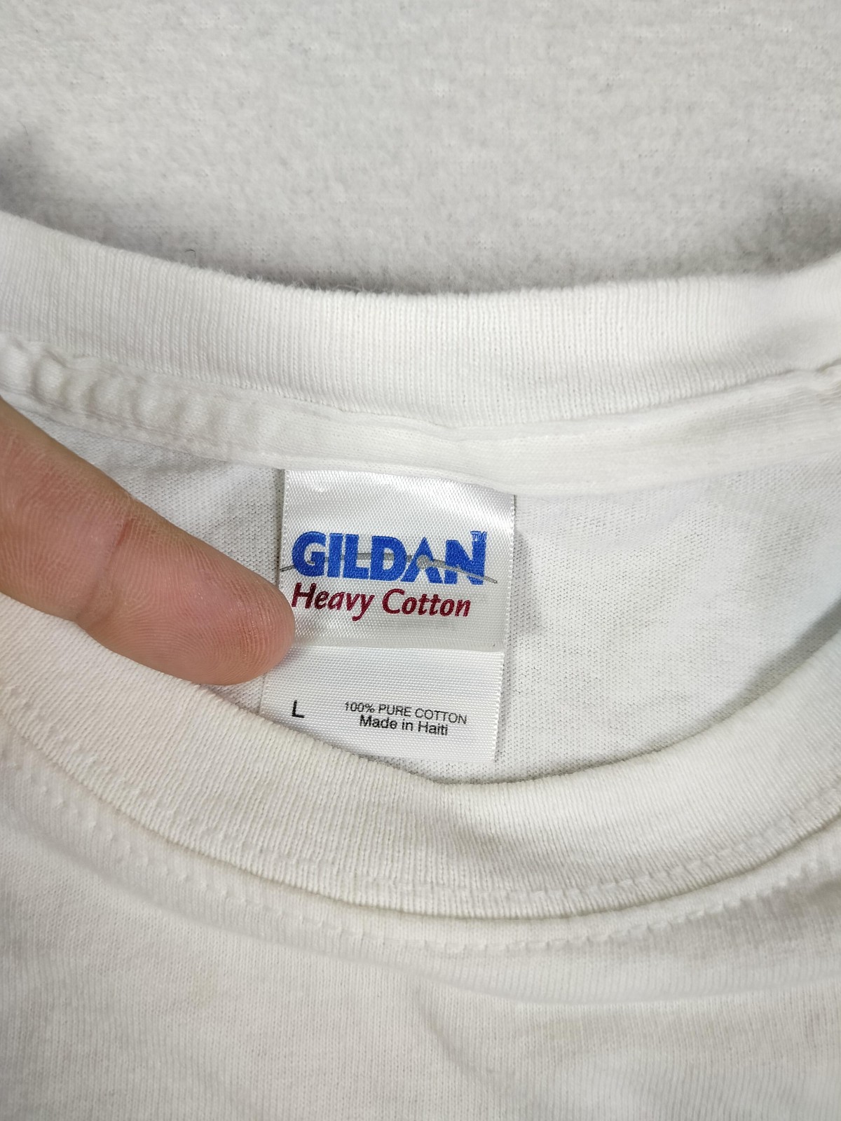 Gildan Chicago Shirt Mens Large White Illinois USA Flag Graphic Tee Patriotic gallery